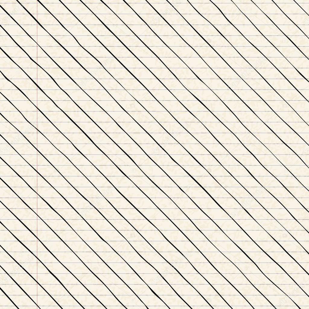Illustration of lines on a sheet of paper