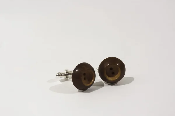 Button Cufflinks — Stock Photo, Image