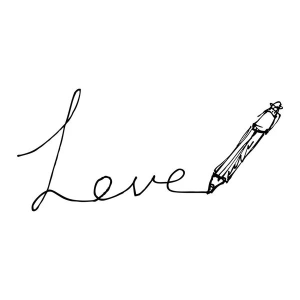 Amour coeur conception — Image vectorielle