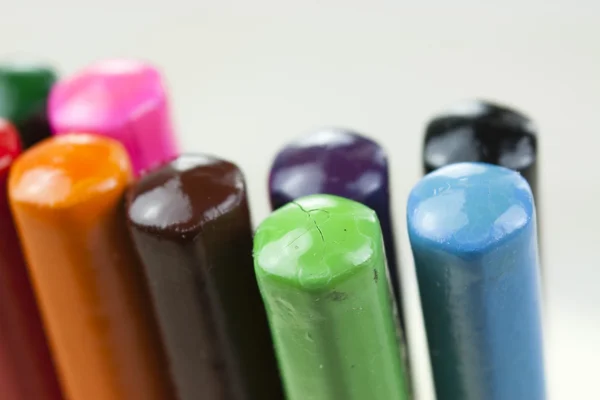 Gros plan des crayons de couleur — Photo