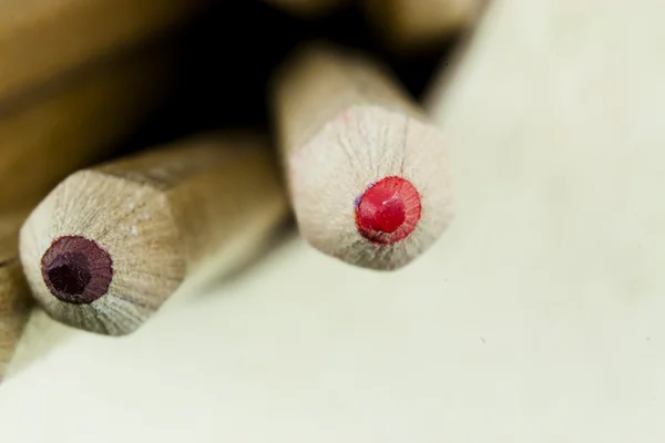 Primer plano de lápices de colores — Foto de Stock