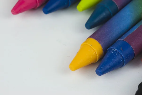 Gros plan des crayons de couleur — Photo