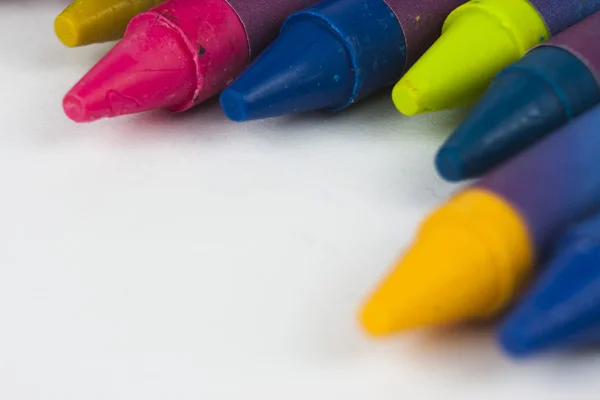 Gros plan des crayons de couleur — Photo