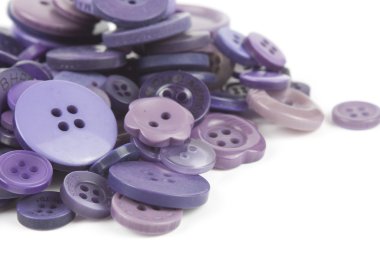 seçim seçim çeşitli mor düğme