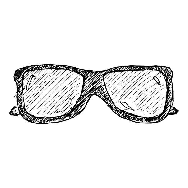 Illustration d'une paire de lunettes de soleil — Image vectorielle