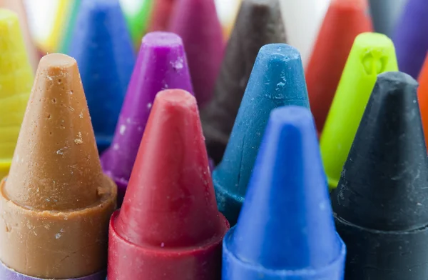 Gros plan des crayons de couleur — Photo