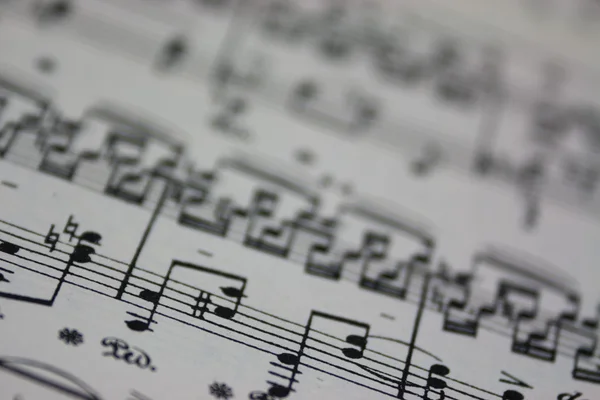 Bring Back The Music - Sheet Music Stock Photo