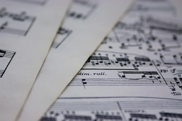 Bring Back The Music - Sheet Music — Stock Photo, Image