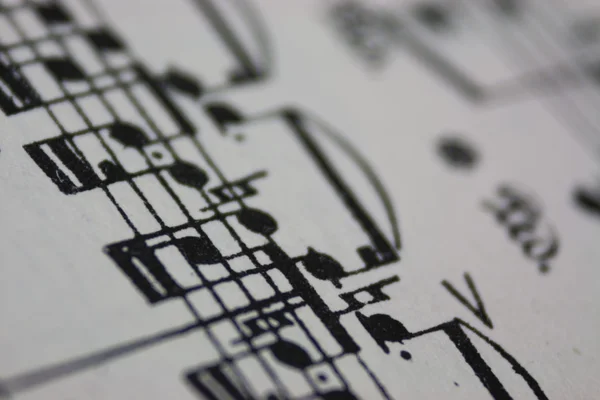 Bring Back The Music - Sheet Music — Stock Photo, Image