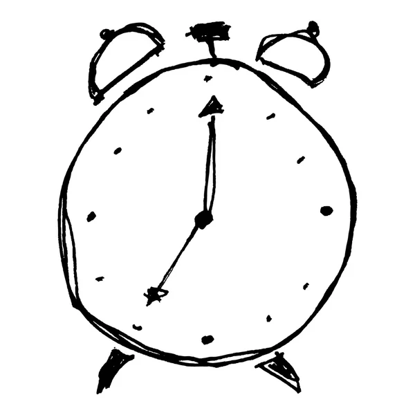 素描的时钟 — 图库矢量图片