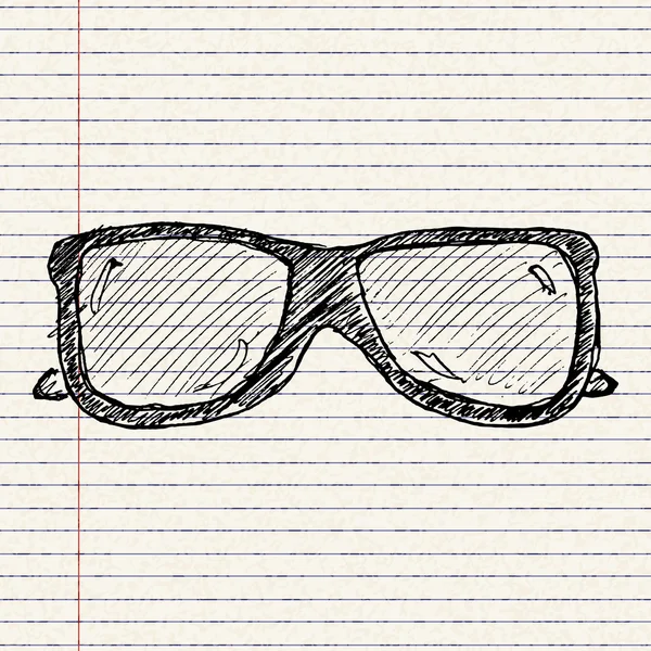 Ilustración de un par de gafas de sol — Archivo Imágenes Vectoriales