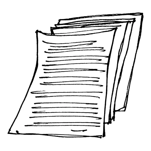 漫画スタイルのノートのセット — ストックベクタ