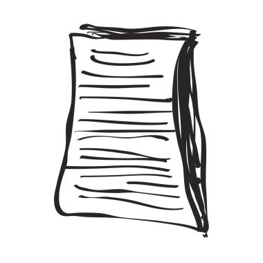 bir sayfanın basit doodle
