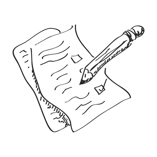 Απλή doodle του ένα μορφή — Διανυσματικό Αρχείο