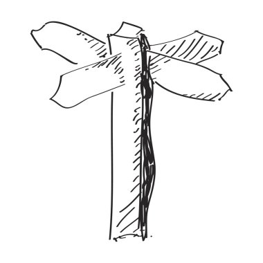 Bir tabela basit doodle