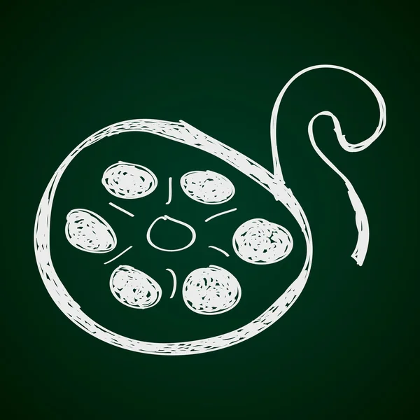 Bir film reel basit doodle