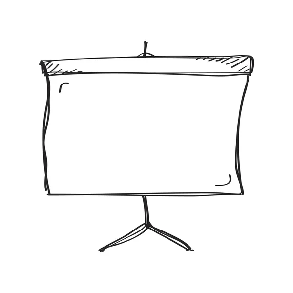 Doodle simples de um cetim — Vetor de Stock
