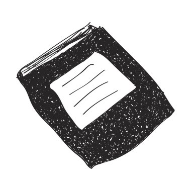 Bir kitabın basit doodle