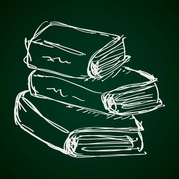Enkla doodle av en bok — Stock vektor