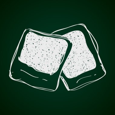 Fotoğraflardan oluşan bir çift basit doodle