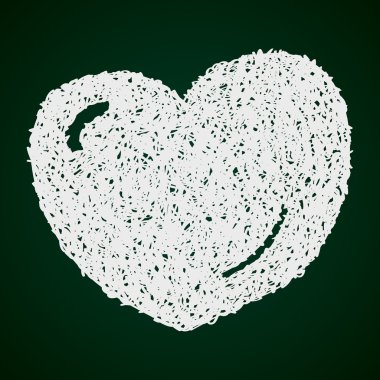 Bir kalp basit doodle