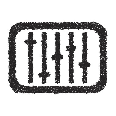 Bir ekolayzır basit doodle