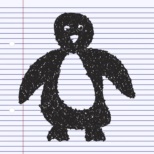 Proste zbiory pingwina — Wektor stockowy