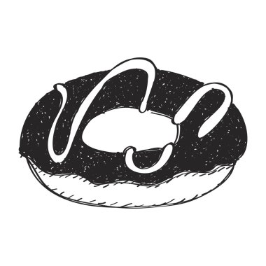 Çörek basit doodle