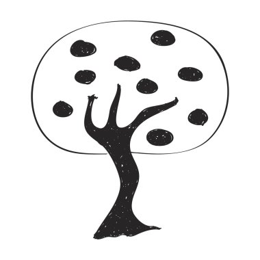 Bir ağacın basit doodle