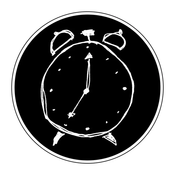 Skica, kresba hodin — Stockový vektor