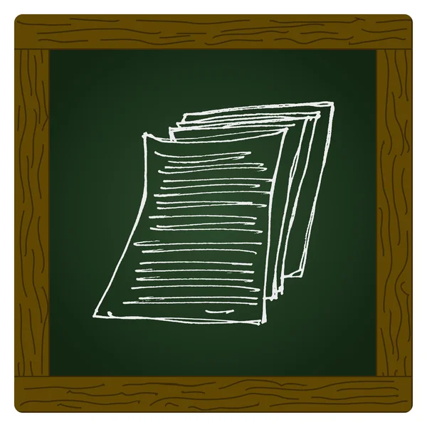 Uppsättning av tecknad stil notebook — Stock vektor