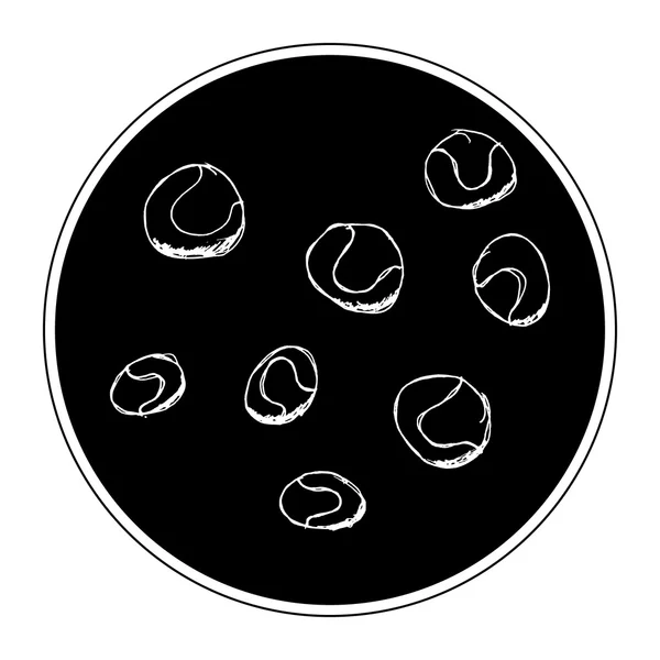Set di palline in stile cartone animato — Vettoriale Stock