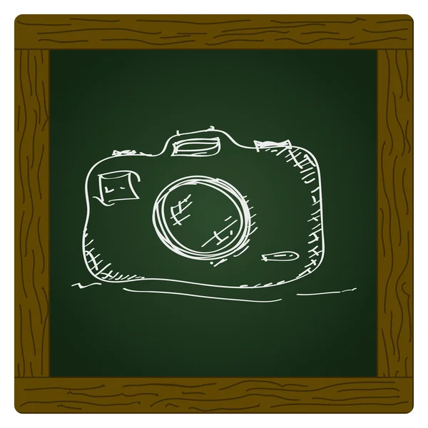 Simple doodle of a camera — Stock Vector