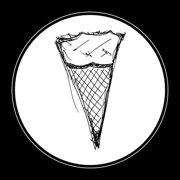 Ilustrace zmrzliny — Stockový vektor