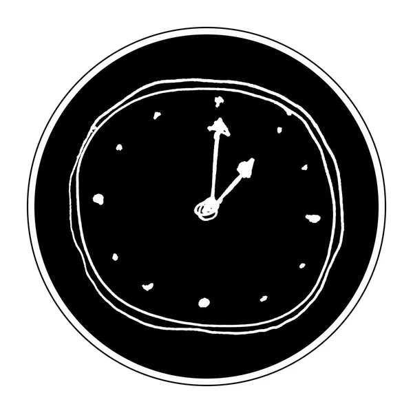 Эскизный рисунок часов — стоковый вектор