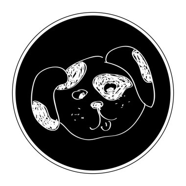 Bir köpek yavrusu basit doodle