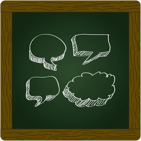 Απλή doodle του ένα συννεφάκι λόγου — Διανυσματικό Αρχείο