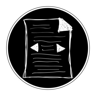 bir sayfanın basit doodle