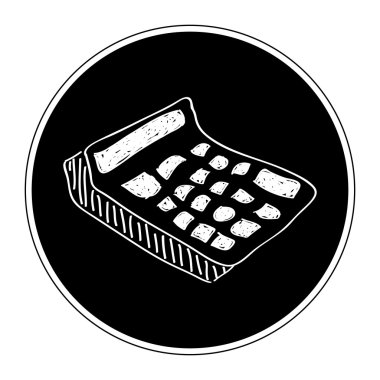 Bir hesap makinesi basit doodle