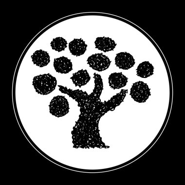 Bir ağacın basit doodle