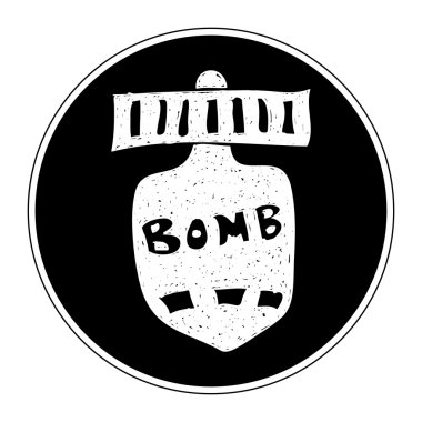 Bir bomba basit doodle