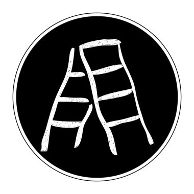 Bir adım merdivenin basit doodle