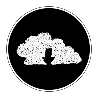 Bir bulut basit doodle