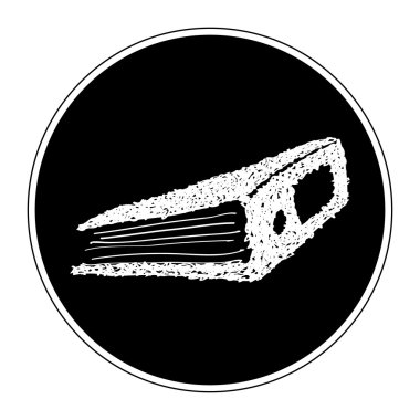 Bir yüzük cildin basit doodle