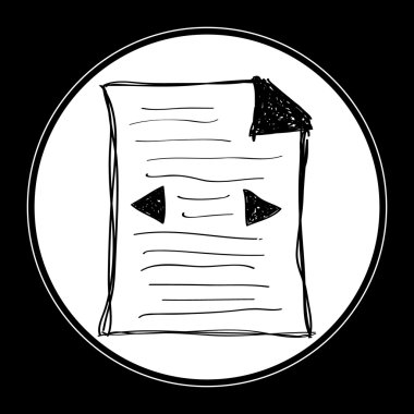 bir sayfanın basit doodle