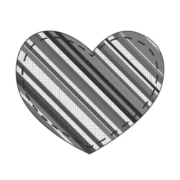 Desenho do vetor cardíaco em formato eps 10 — Vetor de Stock