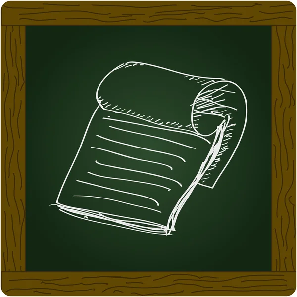 Simple doodle of a notepad — Stock Vector