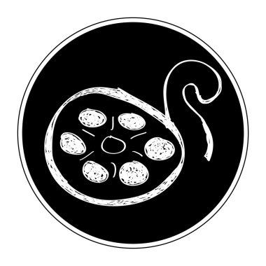 Bir film reel basit doodle