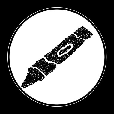 Bir mum boya basit doodle