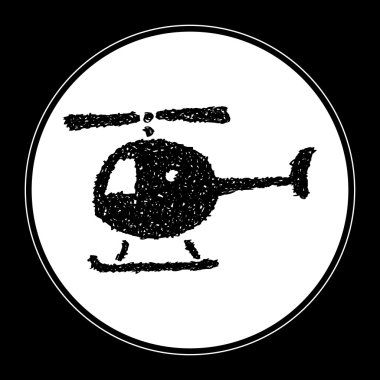 Helikopter basit doodle